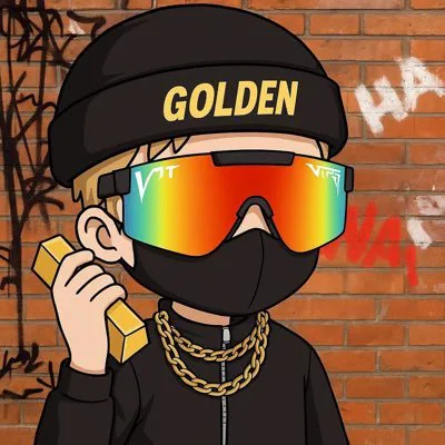 Golden profile picture